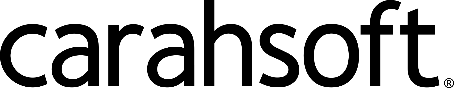 Carahsoft Black Logo