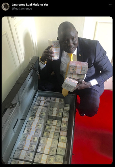Lawrence lual malong yor social sm